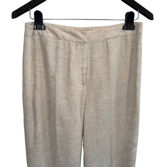 NWOT Linen Lined Pants Chadwicks Classics Women Size 8 Tall - Picture 2 of 8
